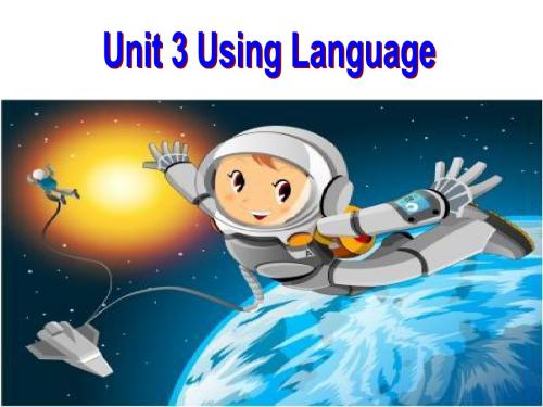 人教英语必修五 unit5 using languge