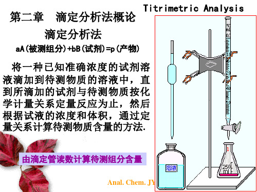 2-滴定分析法概论0