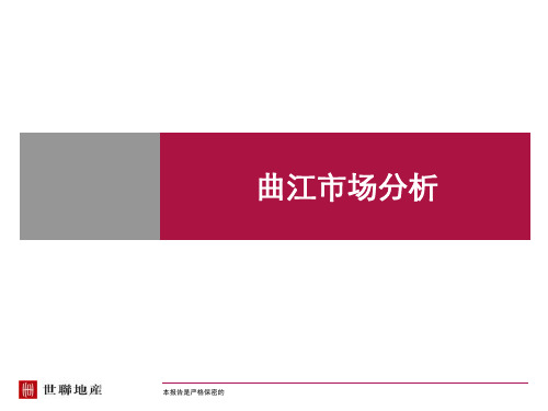 西安曲江商业市场分析PPT课件