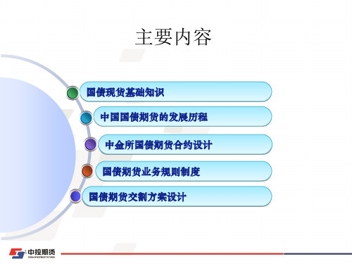 国债期货合约和规则讲解