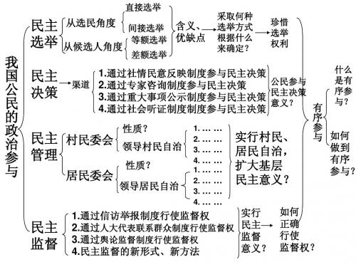 第二课 我国公民的政治参与