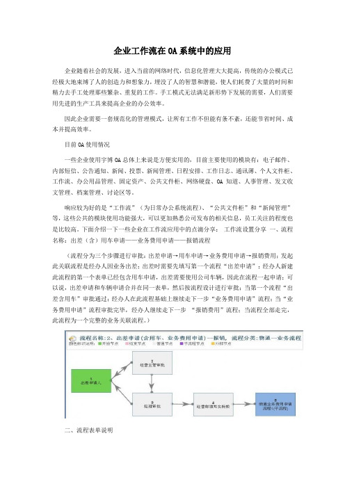 企业工作流在OA系统中的应用