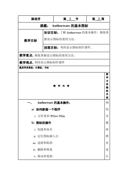 authorware快速入门第二节