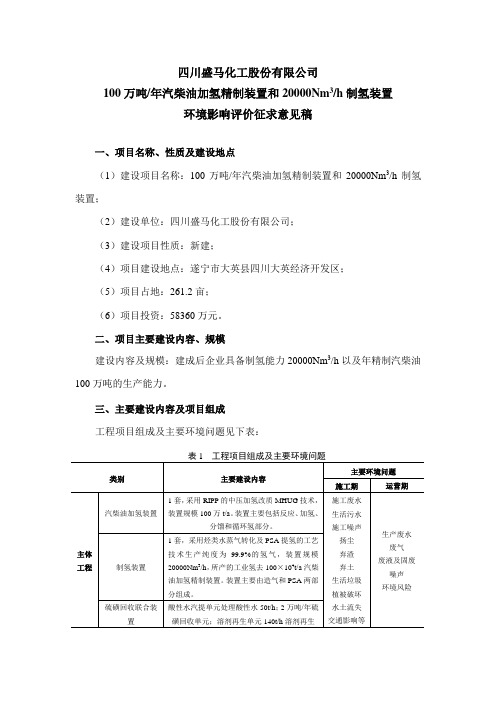 四川盛马化工股份有限公司