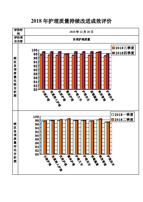 最新医院护理质量持续改进成效评价手册