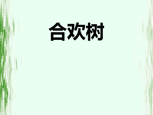 初中语文《合欢树》(共58张)ppt38