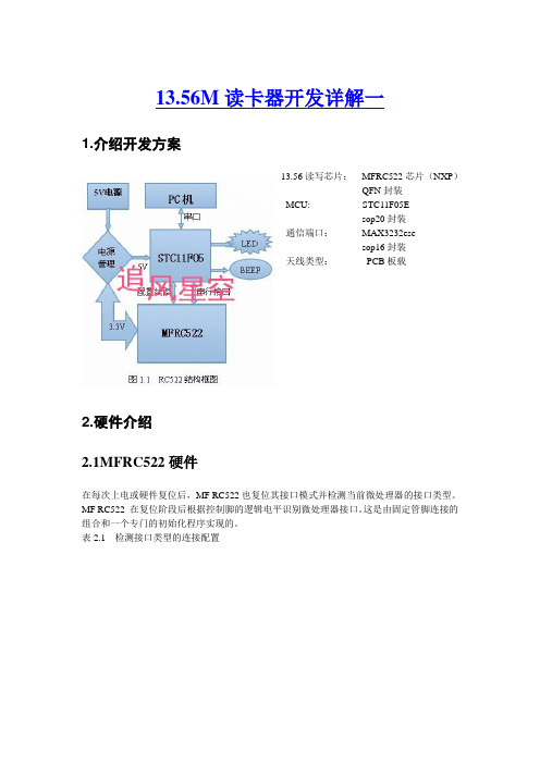 RC522 13.56M开发详解一