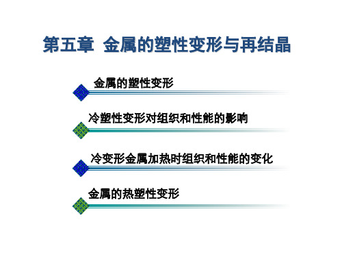 机械工程材料-第五章-金属塑性变形与再结晶