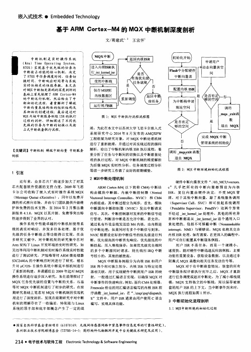 基于ARM Cortex-M4的MQX中断机制深度剖析