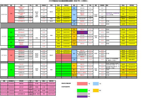 2015《中国成语大会》第一阶段高校活动规划表-1129