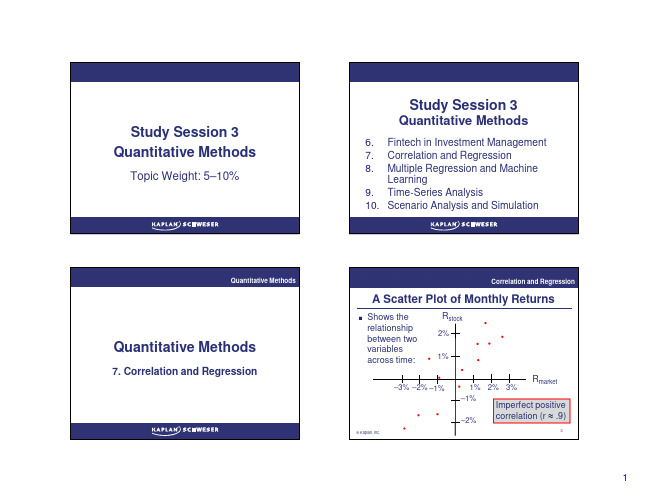 CFA Quantitative Methonds