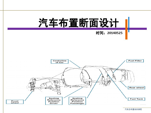 汽车布置断面设计