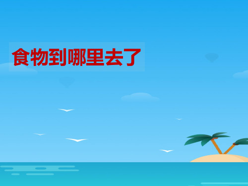 《食物到哪里去了》PPT课件[优秀课件资料]