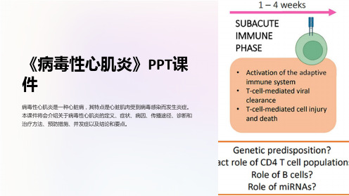 《病毒性心肌 炎》课件