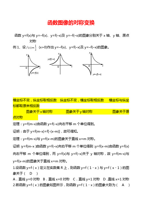 05函数图像的对称变换