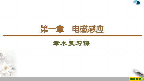 2019-2020教科版物理选修3-2第1章 章末复习课课件PPT