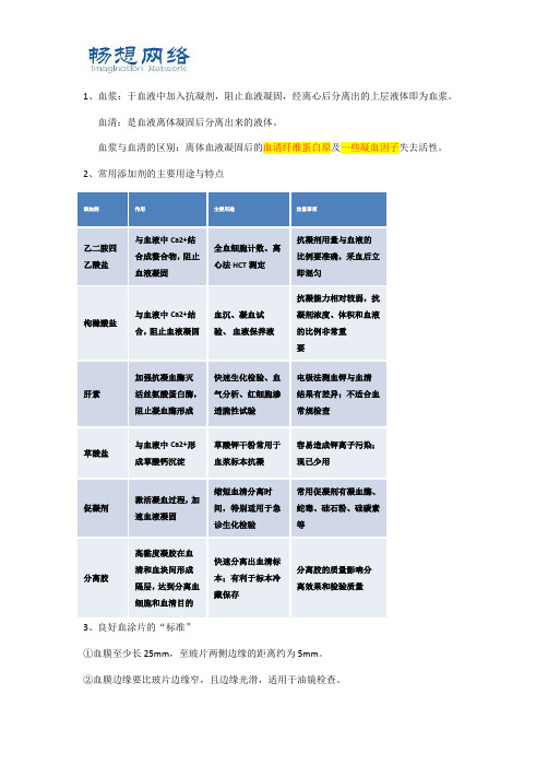 临床基础检验学重点[精品文档]