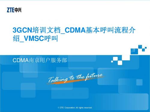 3GCN培训文档_CDMA基本呼叫流程类15_VMSC呼叫