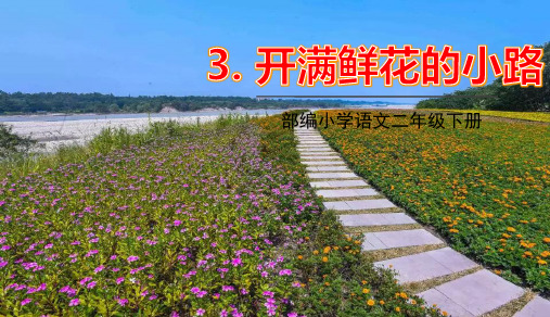 人教部编版二年级下册语文3.开满鲜花的小路课件