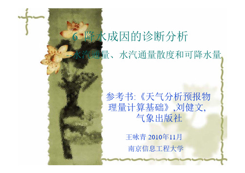 6_降水成因诊断分析(水汽通量_水汽通量散度_可降水量)_NoRestriction