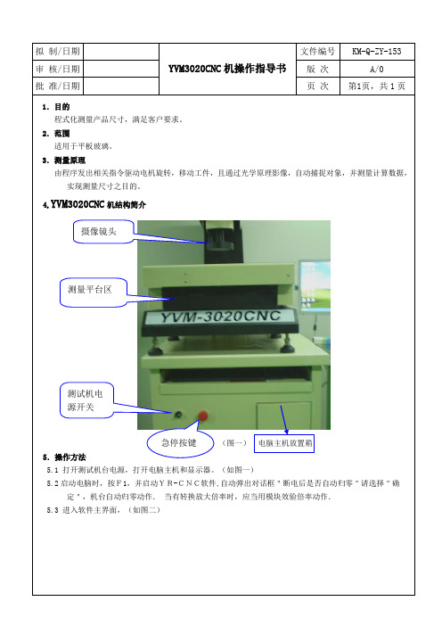 CNC机操作指导书[模板范例]