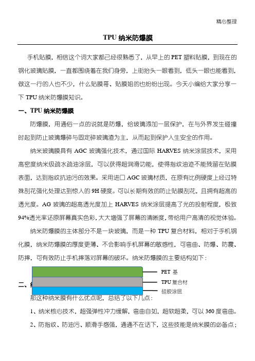 TPU纳米防爆膜