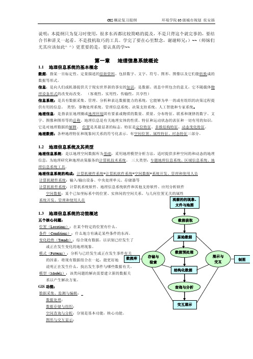 地理信息系统概论