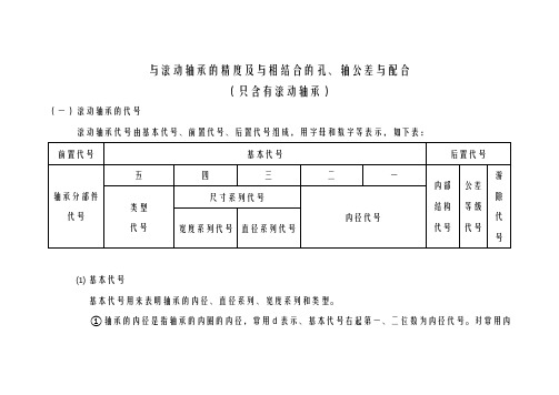 滚动轴承配合资料.docx