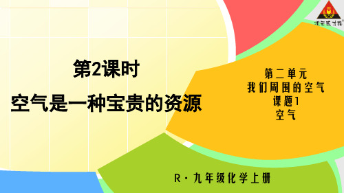 人教版初中九年级上册化学《空气》课件