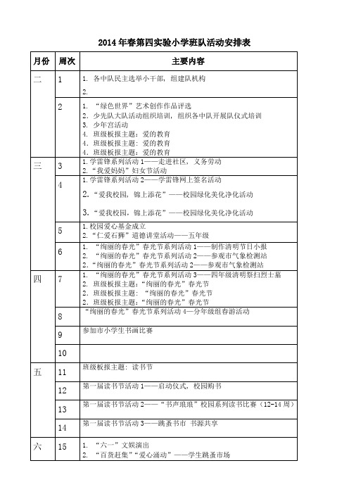 班队活动安排表_2