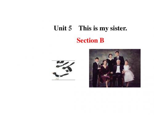 鲁教版(五四制)六年级英语上册精品课件Unit 5 This is my sister Section B