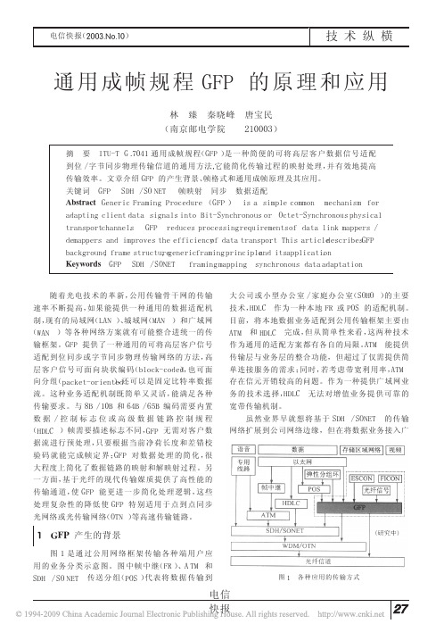 通用成帧规程GFP的原理和应用