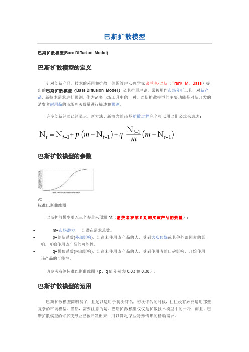 巴斯扩散模型