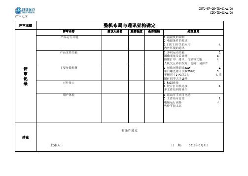 用户需求规格说明书