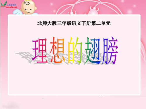 北师大版小学三年级下册语文《理想的翅膀》课件PPT