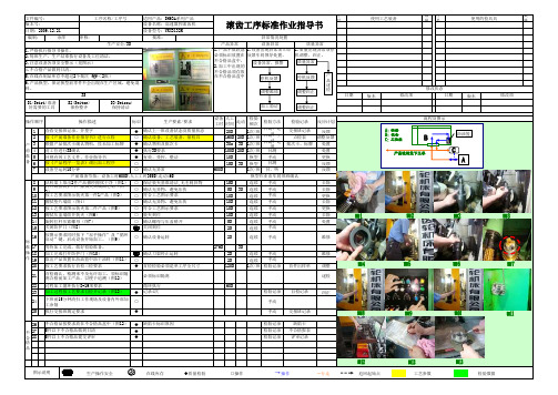 滚齿工序标准作业指导书