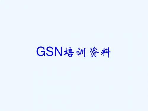 锐捷GSN方案渠道培训