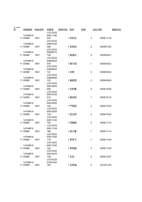 泗阳县农场中心小学体测模版