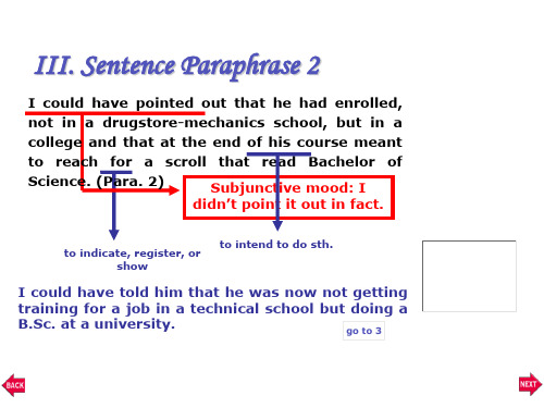 paraphrase重点