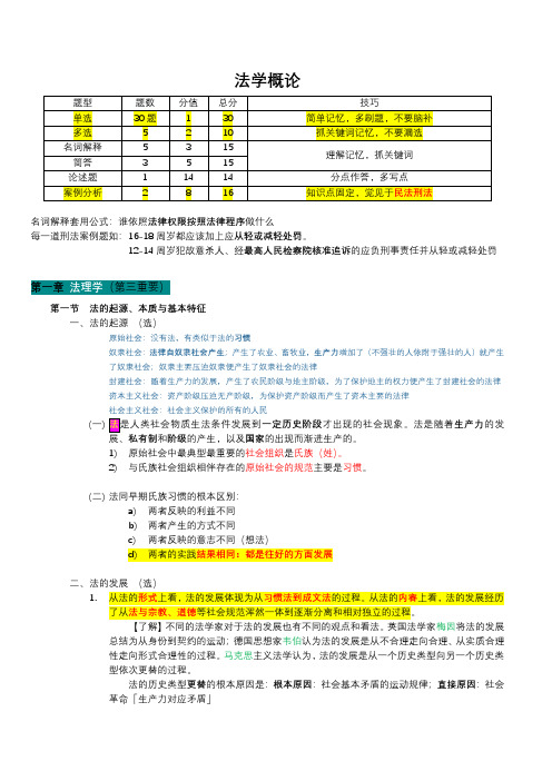 法学概论00040