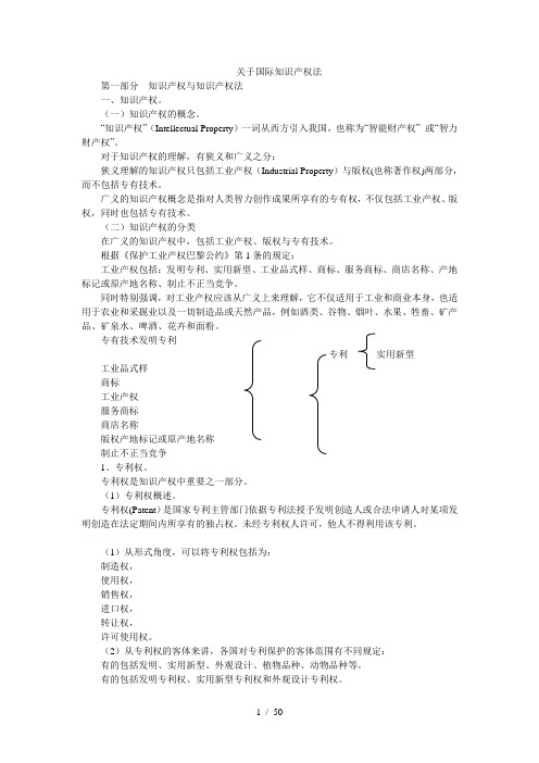 关于国际知识产权法