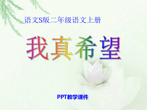 《我真希望》(1)PPT课件