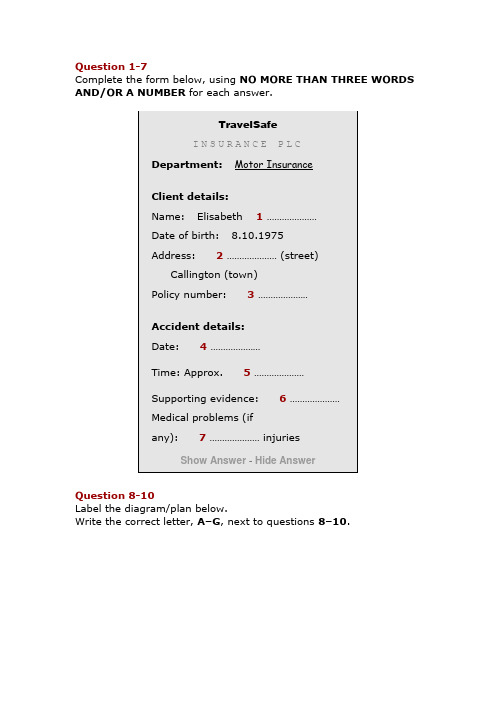 雅思听力官方模拟Official IELTS Practice Material 2