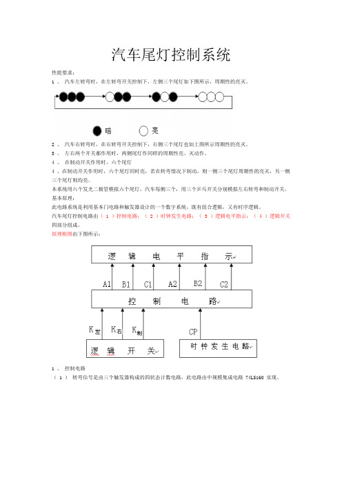 11.汽车尾灯控制系统