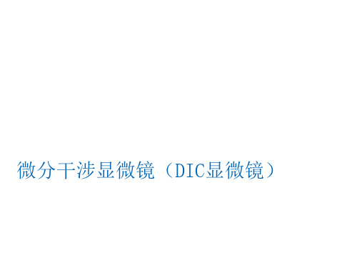 DIC显微镜