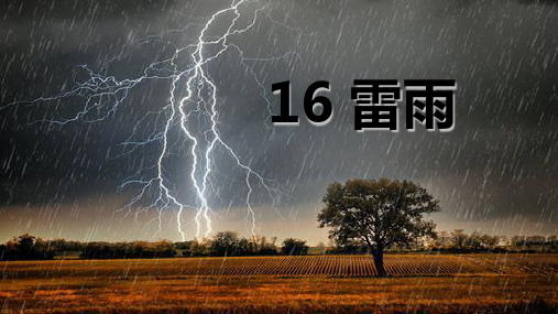 《雷雨》(课件)ppt(共28页)