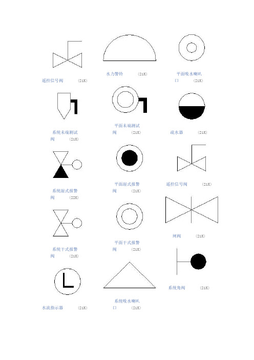 阀门表示图标