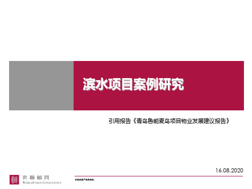 滨水项目案例研究：国内滨水案例研究 案例：世茂滨江花园——中国最高的全江景毫宅