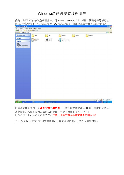 Windows7硬盘安装过程图解