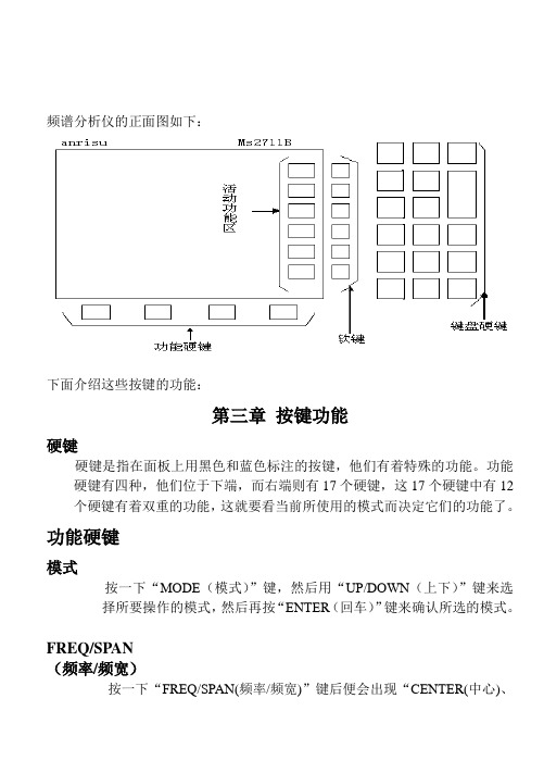 频谱仪使用说明